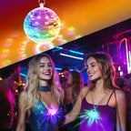 16-Color Rechargeable LED Disco Necklace