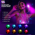 16-Color Rechargeable LED Disco Necklace