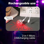16-Color Rechargeable LED Disco Necklace